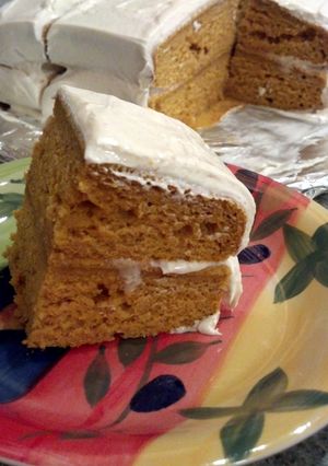 A picture of Easy Pumpkin Cake.