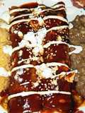 Mole Poblano Shrimp Enchiladas'