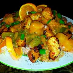 A picture of Mike's Tropical Chicken & Rice.