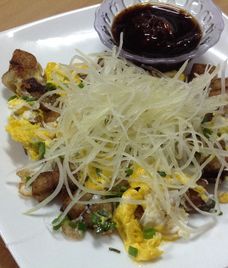 đu đủ bột chiên