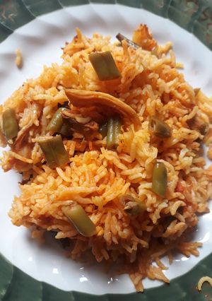 عکسی از دستور لوبیا پلو