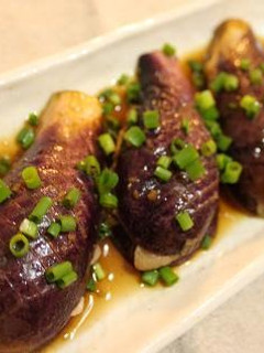 A picture of Eggplant with Pork - Easily Made in the Microwave.