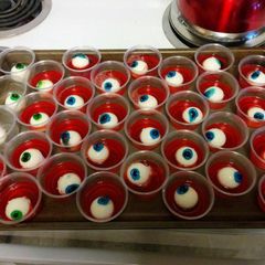 A picture of Jello Shot Eyeballs.