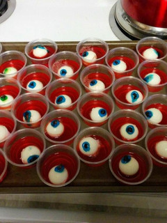 A picture of Jello Shot Eyeballs.