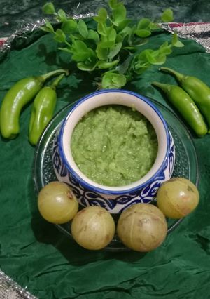 आंवला की चटनी (amla ki chutney recipe in Hindi) रेसिपी मुख्य फोटो