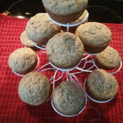 A picture of Banana Oatmeal Muffins.