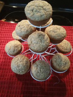 A picture of Banana Oatmeal Muffins.