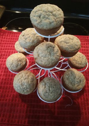 A picture of Banana Oatmeal Muffins.