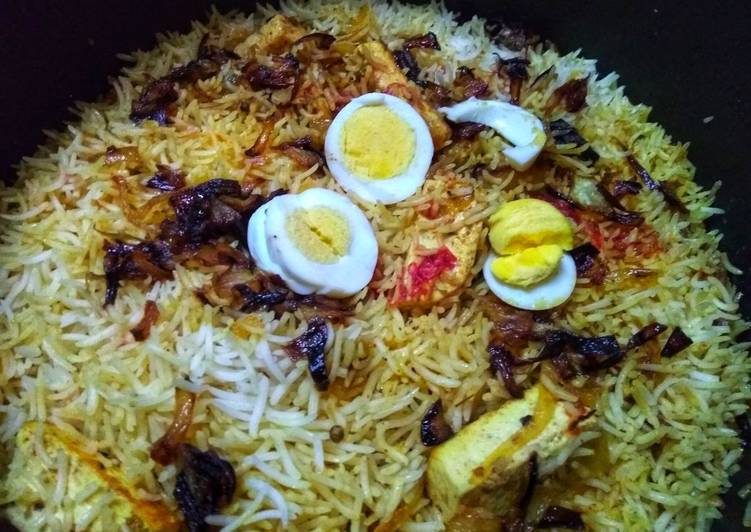 Easiest Way to Make Appetizing Paneer dum biryani