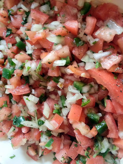 A picture of Pico de gallo.