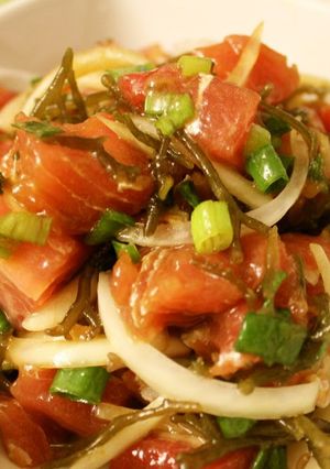 A picture of The Best Side Dish! Hawaiian Ahi Poke.