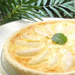 A picture of Asian Pear Yogurt Tart.