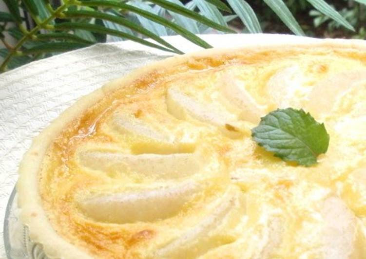 Asian Pear Yogurt Tart