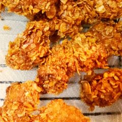 A picture of Crispy Garlic Chicken Breast.