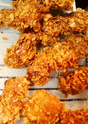 A picture of Crispy Garlic Chicken Breast.