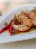 Drunken Spicy Garlic Shrimp
