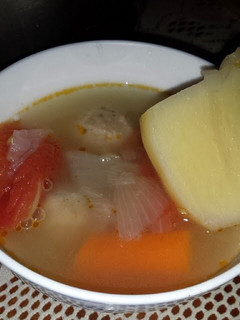 A picture of ABC soup.