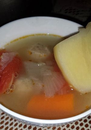 A picture of ABC soup.