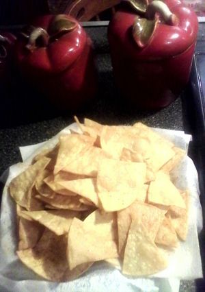 A picture of Homemade Tortilla Chips.
