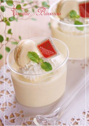 A picture of Vanilla Bavarois.