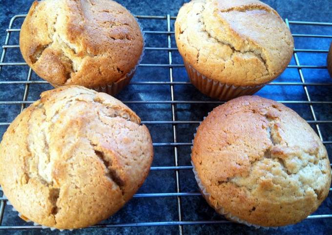 Brown Sugar Muffins with Jam Centres