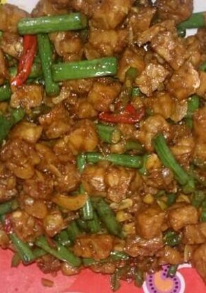 Foto resep Tempe Kecap Tumis Kacang panjang