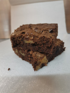 Una foto de Brownies chocolatosos