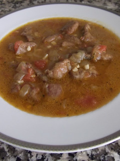 Una foto de Goulash a la húngara