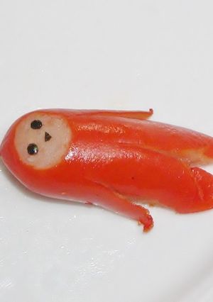 A picture of Red Sausage Aliens for Bento.