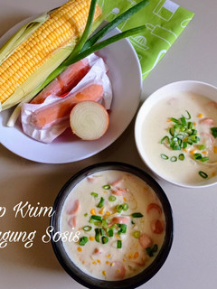 Foto resep Sup Krim Jagung Sosis