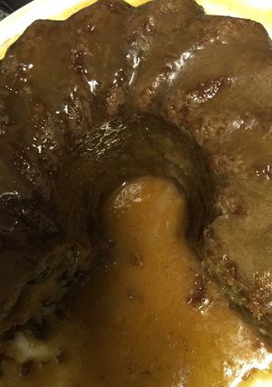 A picture of Apple Dapple Cake.