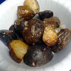 A picture of potatoes.