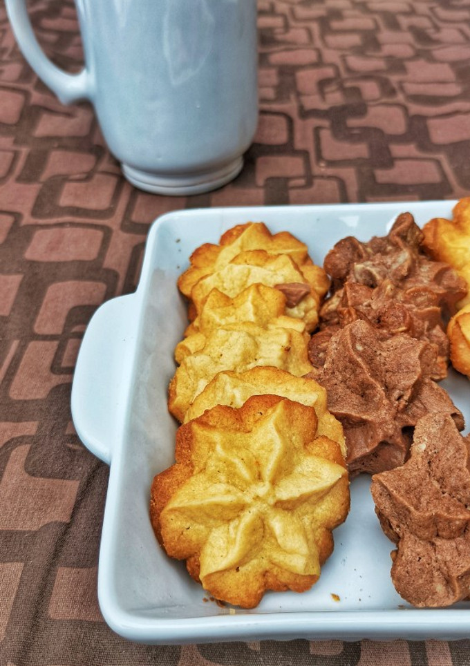 Una foto de Pastisetas de almendra y chocolate