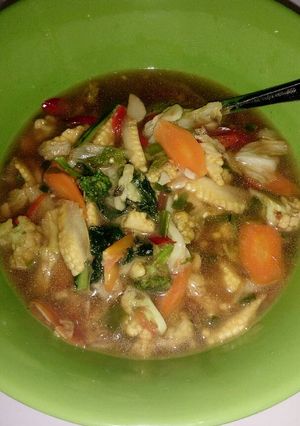 Foto resep Capcay Pedas Saos Tiram