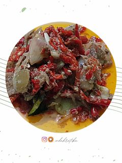 Foto resep Daging Balado Daun Jeruk