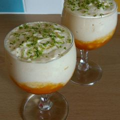 A picture of Vickys Mango Fool, GF DF EF SF NF.