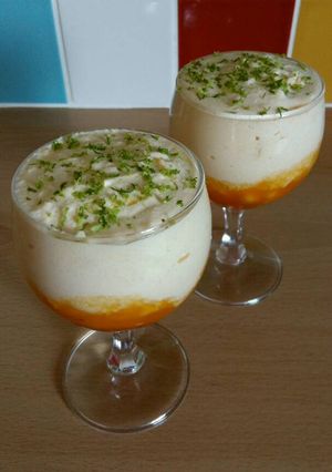 A picture of Vickys Mango Fool, GF DF EF SF NF.