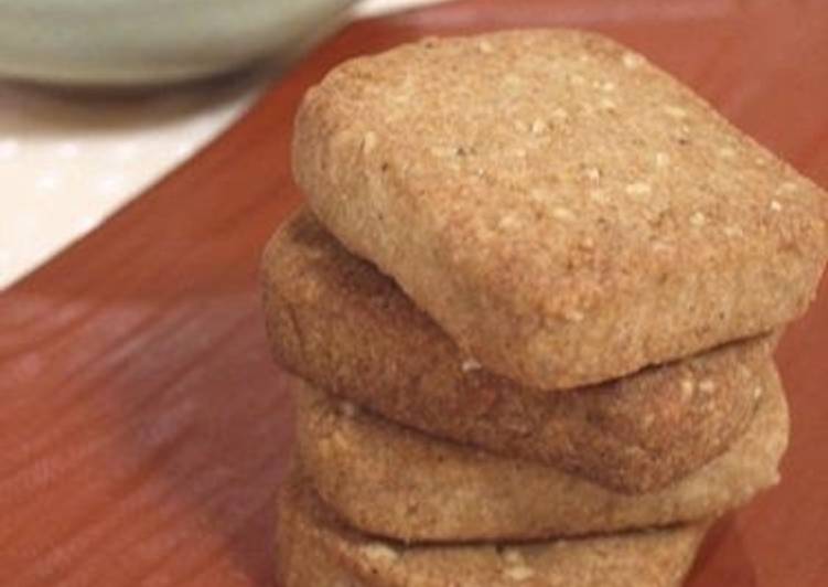 Buckwheat Flour Flavored Cookies