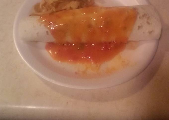 Frito loaded enchiladas