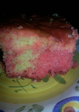 A picture of Jell-O Cake.