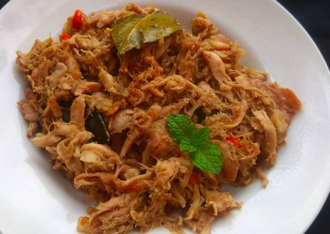 Cara Memasak Resep Ayam suwir kondangan