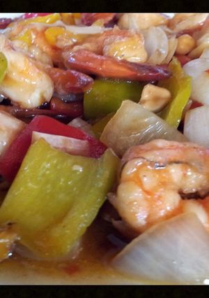 A picture of AMIEs Sweet & Sour SHRIMP.