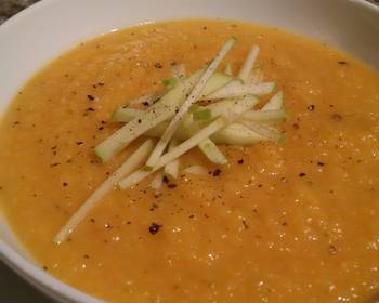 Ultimate Cooking Recipe Roasted Squash  Apple Soup Delicious Simple