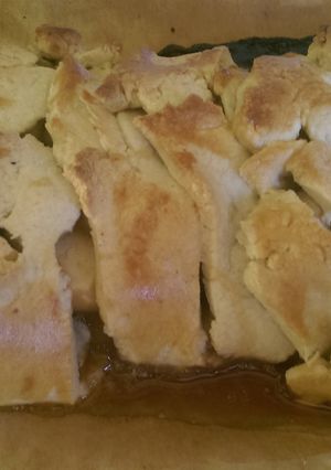 A picture of Mandys Apple platt (strudel) my style.