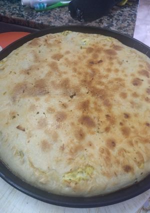 Una foto de Tarta casera de brócoli