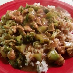 A picture of Asian Peanut Butter Chicken.