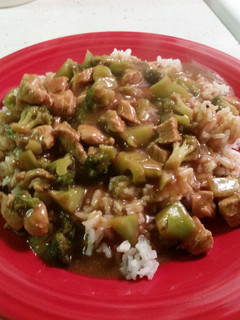 A picture of Asian Peanut Butter Chicken.