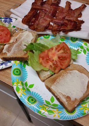 A picture of Baked BLT.