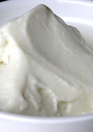 A picture of Satoimo (Taro Root) Ice Cream! With Variations.