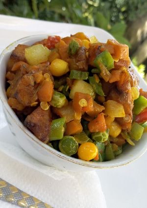 A picture of Plantain Stir Fry.